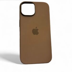 Apple Tan Silicone iPhone Case